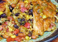Chicken Cilantro with Rice & Beans